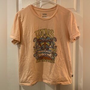 Vans Peach Butterfly Graphic Tee